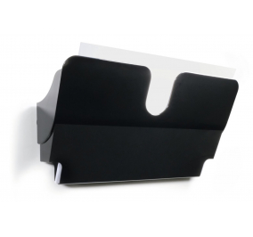 Espositori da parete FLEXIPLUS magnetici-  Nero-1 vaschetta