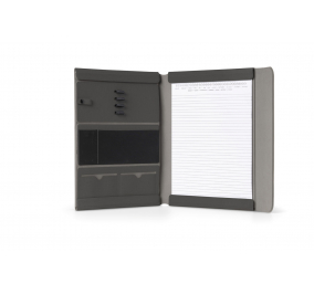 Portablocco con Alette Magnetiche Meet-  Antracite-  Formato-  cm 32x26x3
