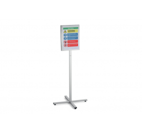 ESPOSITORE DA PAVIMENTO DA ESTERNO OUTDOOR-  Altezza esterna-  m 1,42-  Per formato -  A3
