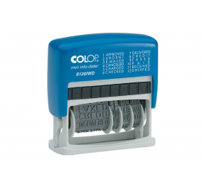MINI POLINOMIO DATARIO MINI-INFO-DATER S120/WD-  Bicolore-Tamponcino bicolore