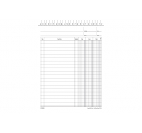 Scheda Dare-Avere-Saldo-  Formato-  cm 17x24