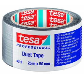 NASTRI ADES.TELA TESA MM.50X25 MT.GRIGIO