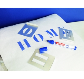 PENNARELLO MARCATORE EDDING 4500 PER TESSUTI PUNTA CONICA NERO Colore Nero