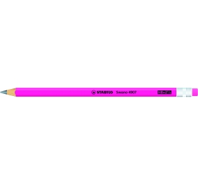 MATITA STABILO SWANO FLUO CON GOMMINO FUSTO ROSA Colore Rosa