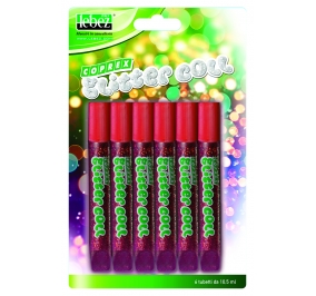 COLLA GLITTER  CF.6 5131 ROSSO Colore Rosso