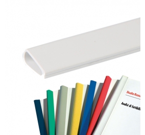 DORSINI PLASTICI Colore Bianco Formato Dorso mm 16 piatto