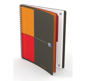 BLOCCO SPIRALATO  INTERNATIONAL NOTEBOOK E ACTIVEBOOK B5 Colore Grigio Formato B5 (18x25cm)