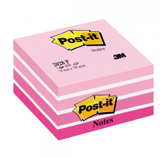 CUBI POST-IT® PASTELLO E NEON  Formato mm 76x76