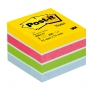 MINI CUBI POST-IT® Colore Giallo neon,fucsia,verde ultra,azzurro ultra