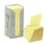 RICARICHE DI FOGLIETTI POST-IT® Z-NOTES IN CARTA RICICLATA Colore Giallo Formato mm 76x76