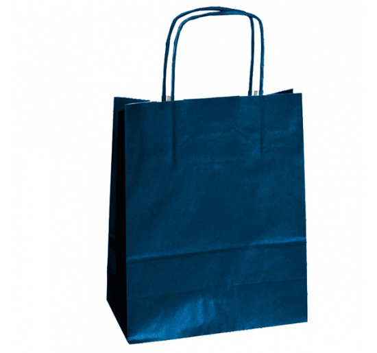 SHOPPERS CARTA TWISTED Colore Blu Formato cm 22x10x29