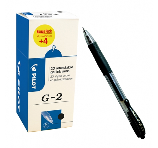 PENNA A INCHIOSTRO GEL G-2 SCATTO Colore Nero