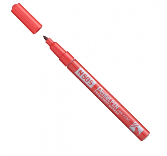 PENTEL PEN MARCATORE PERMANENTE Colore Rosso