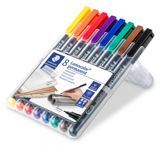 PENNARELLI UNIVERSALI Lumocolor ® Colore 8 Colori assortiti