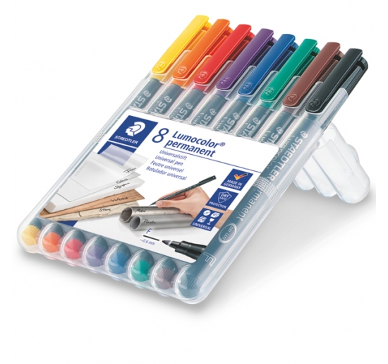 PENNARELLI UNIVERSALI Lumocolor ® Colore 8 Colori assortiti