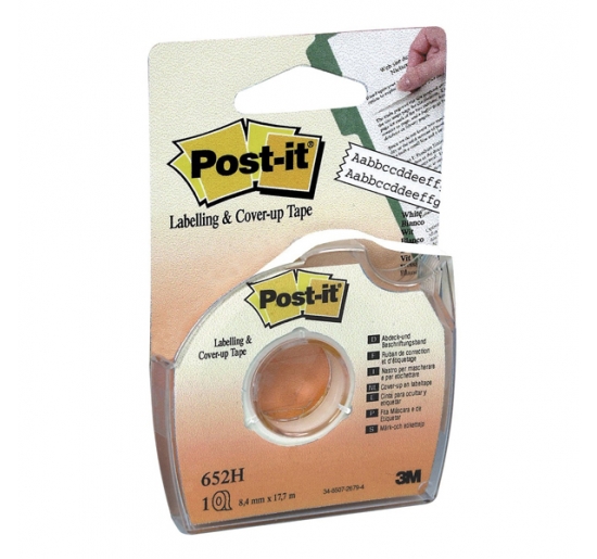 NASTRI CORRETTORI POST-IT® COVER-UP  Formato larghezza mm 8,4