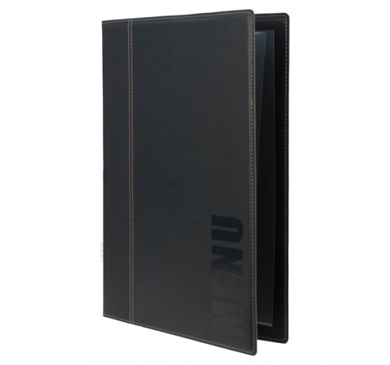 PORTA MENU' TRENDY Colore Nero Misure cm 24x34