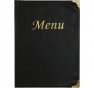 PORTA MENU' BASIC Colore Nero Misure cm 24x34