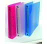 COPERTINA TRASPARENTE SOFT A 4 ANELLI Colore Blu