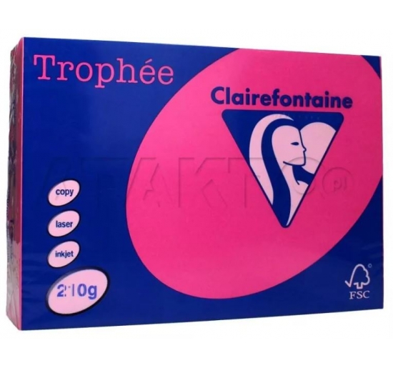 RISMA CLAIREFONTAINETROPHE A4 G210 FF250  FUCSIA