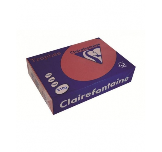 RISMA CLAIREFONTAINETROPHE A4 G210 FF250  ROSSO RIBES