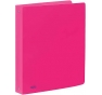 COPERTINA IN PPL 4 ANELLI NEON  Colore Fucsia Formato Utile cm 22x30