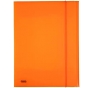 CARTELLE 3 LEMBI CON ELASTICO NEON Colore Arancio Formato Utile cm 24x33