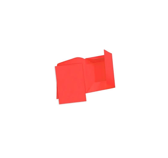 CARTELLA BRISTOL 3 LEMBI Colore Rosso Formato cm 25x34,5