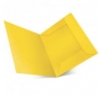 CARTELLA BRISTOL 3 LEMBI CON STAMPA Colore Giallo Formato cm 25x33