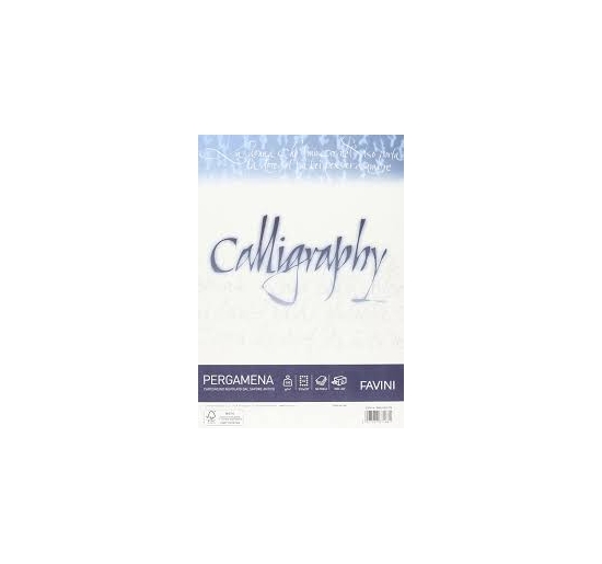 CARTA COLORATA CALLIGRAPHY CON RELATIVE BUSTE Colore Naturale 06