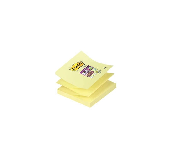 POST-IT® SUPER STICKY Z-NOTES GIALLO CANARY™  Formato mm 76x76