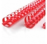 SPIRALI IN PLASTICA 21 ANELLI Colore Rosso