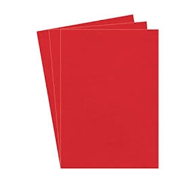 COPERTINE IN CARTONCINO PER RILEGATURE A4 DELTA Colore Rosso Formato A4