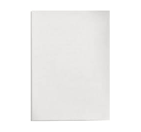 COPERTINE IN CARTONCINO PER RILEGATURE A4 DELTA Colore Bianco Formato A4