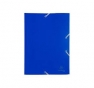 CARTELLINA IN PPL 3 LEMBI CON ELASTICO  Colore Blu