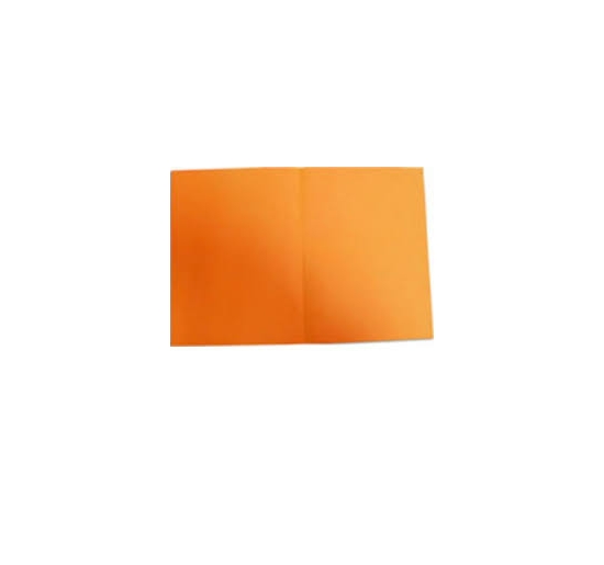 CARTELLA BRISTOL SEMPLICE Colore Arancio Formato cm 25x34