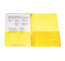 CARTELLINA CON TASCHE IN PPL Colore Giallo