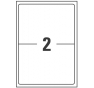 Etichette bianche in carta riciclata  Dimensioni mm 199,6x143,5