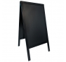 LAVAGNA NERA A CAVALLETTO 54,5X85CM SANDWICH SECURIT Colore nero