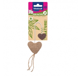 GIOCO PURE NATURE CUORE CON CATNIP PER GATTI