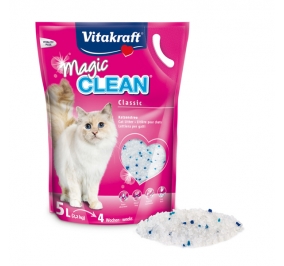 MAGIC CLEAN LETTIERA IN SCAGLIE DI SILICIO PER GATTI 5LT