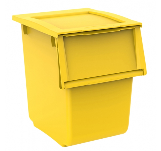 CONTENITORE ECOBIN 25 GIALLO 25LT TERRY Colore Giallo