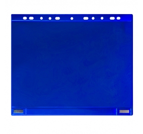 CONF. 5 BUSTE FORATE PER SUPPORTI MAGNETICI AD ANELLI F.TO A4 BLU TARIFOLD Colore blu