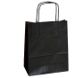SHOPPERS CARTA KRAFT 36X12X41CM TWISTED NERO CF.25 Colore nero
