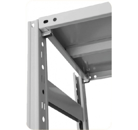 SCAFFALATURA A GANCIO PIANO UNIFICATO CM.300X600 PORT.KG.190