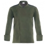 GIACCA CHEF RAUL 65% POLIESTERE 35% COTONE PESO 200 G/M�. TG.S VERDE MILITARE Colore Verde militare