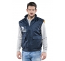 GILET SLOW BLU 100% POLIESTERE OXFORD, SPALMATO PU,IMBOTTITURA: 160 G/M2 TG.S Colore Blu