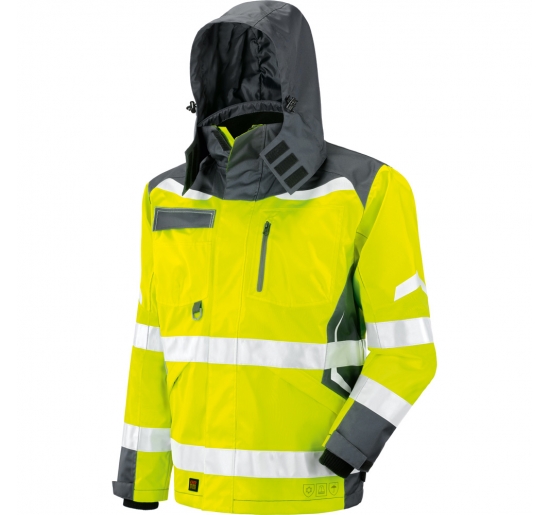 GIACCONE IMBOTTITO TRIPLO USO CISA ALTA VISIBILIT� IN POLIESTERE OXFORD/PU.TG.S GIALLO Colore Giallo