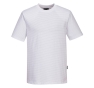T-SHIRT ESD ANTISTATICA TESSUTO ESTERNO : 96% COTONE, 4% FIBRA DI CARBONIO 195G.TG.S BIANCO Colore Bianco