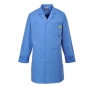 CAMICE ESD ANTISTATICO TESSUTO ESTERNO : 65% POLIESTERE, 34% COTONE,  210G.TG.XS AZZURRO Colore Azzurro